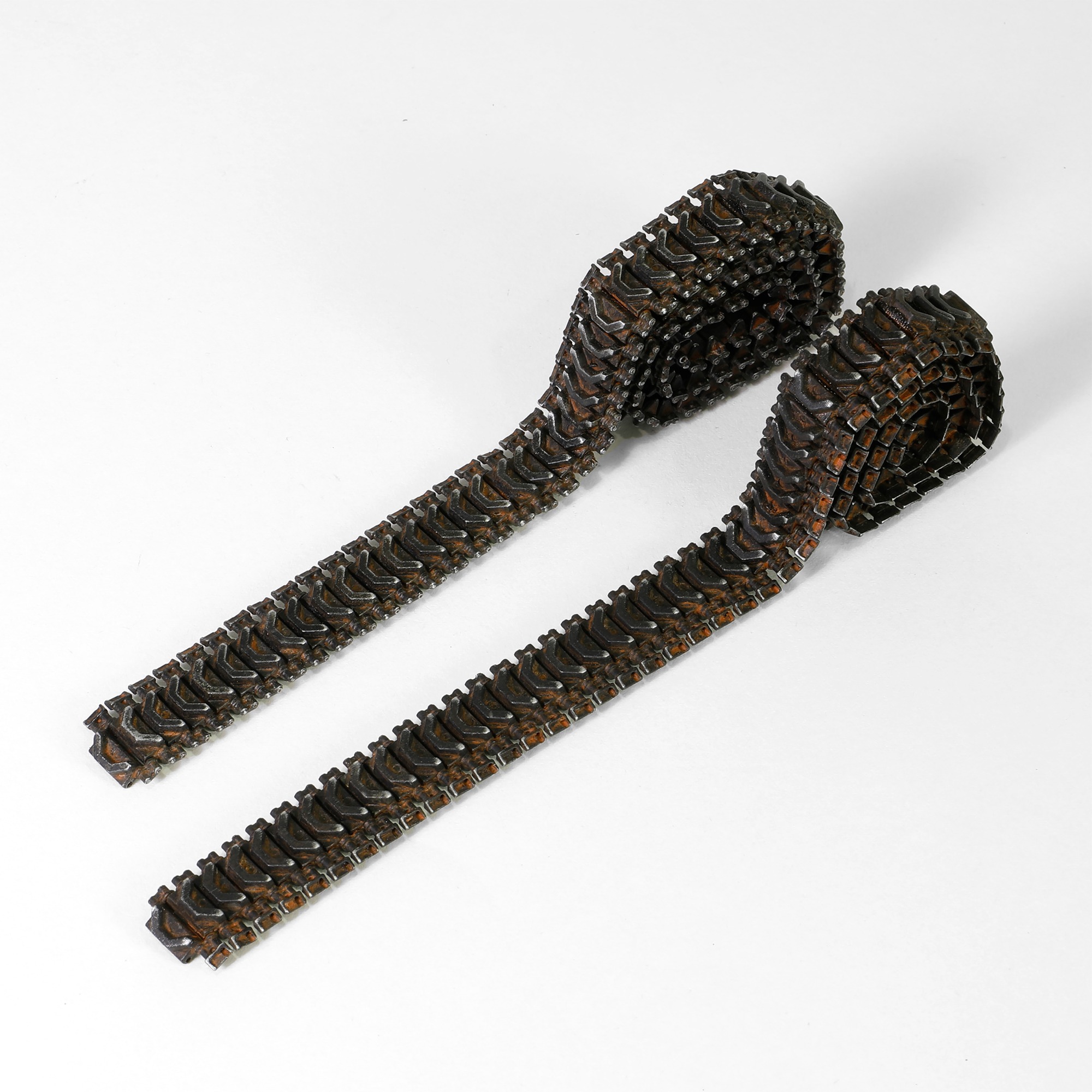 Sherman M4 tank VVSS Suspension type - Metal Upgrade track link set (Model T48 Duck Bill)