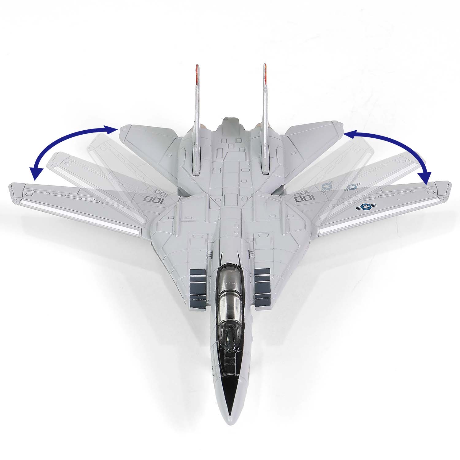 WJ-831101 美国海军企业号航母甲板 x 传奇 F-14 雄猫系列