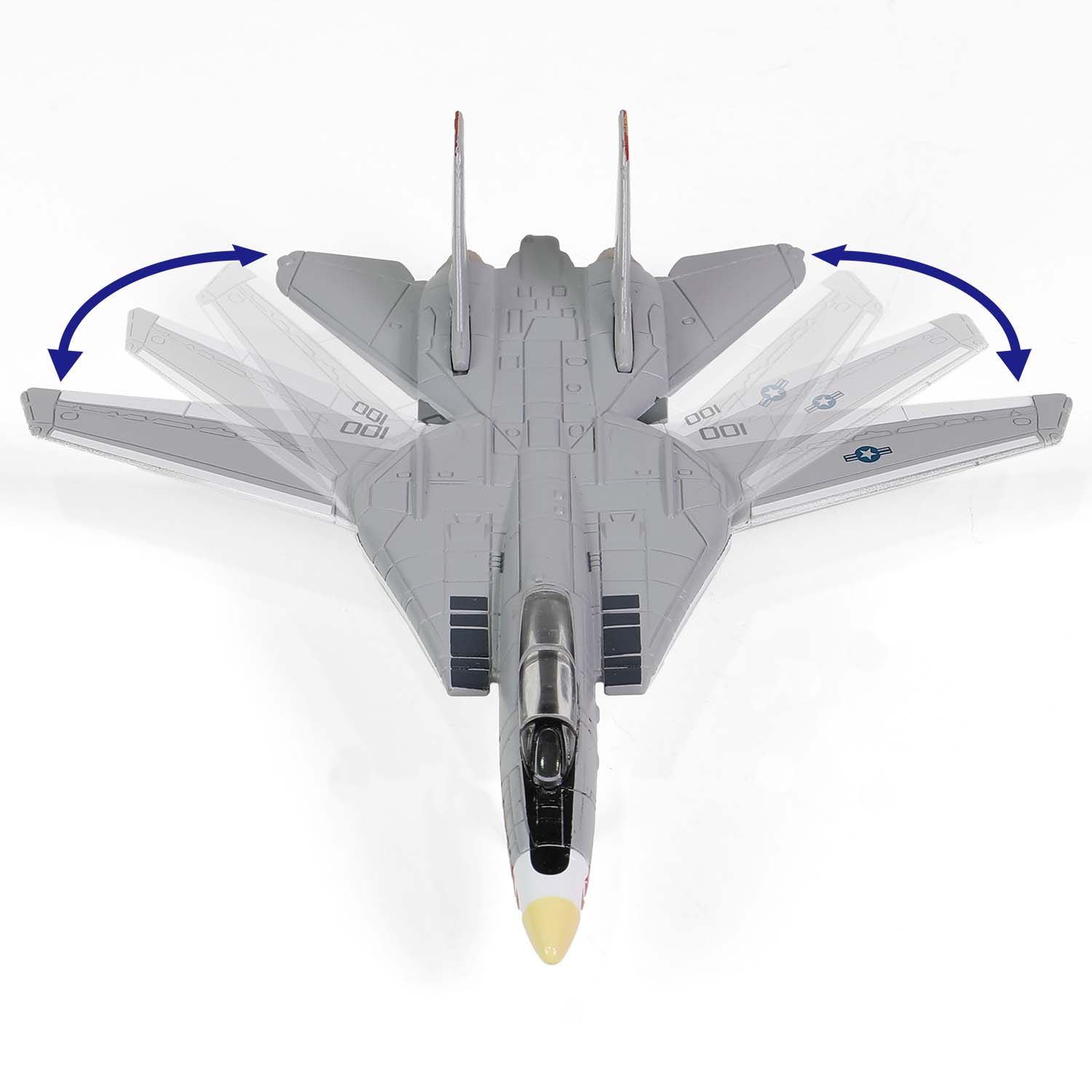 WJ-831102 美国海军企业号航母甲板 x 传奇 F-14 雄猫系列