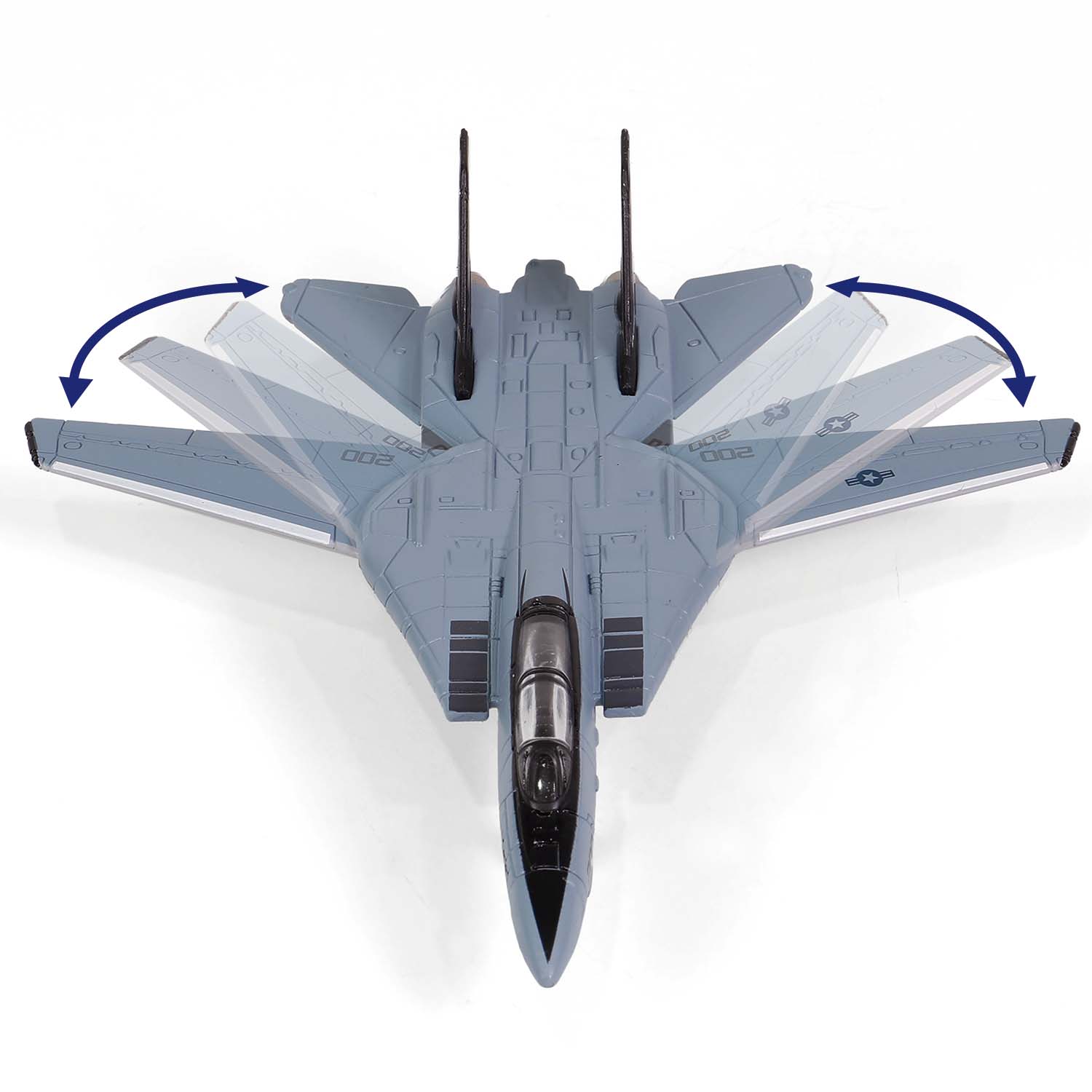 WJ-831104 美国海军企业号航母甲板 x 传奇 F-14 雄猫系列