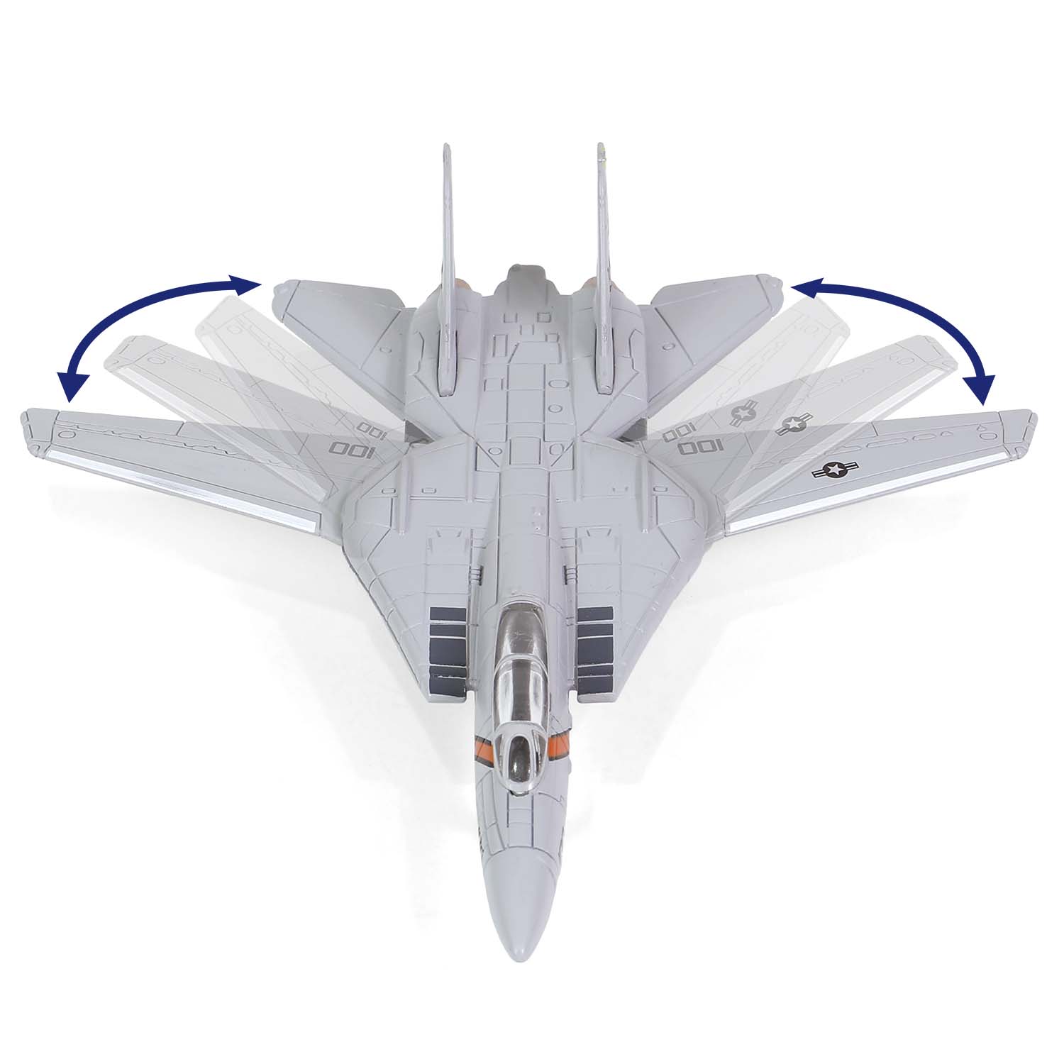 WJ-831105 美国海军企业号航母甲板 x 传奇 F-14 雄猫系列