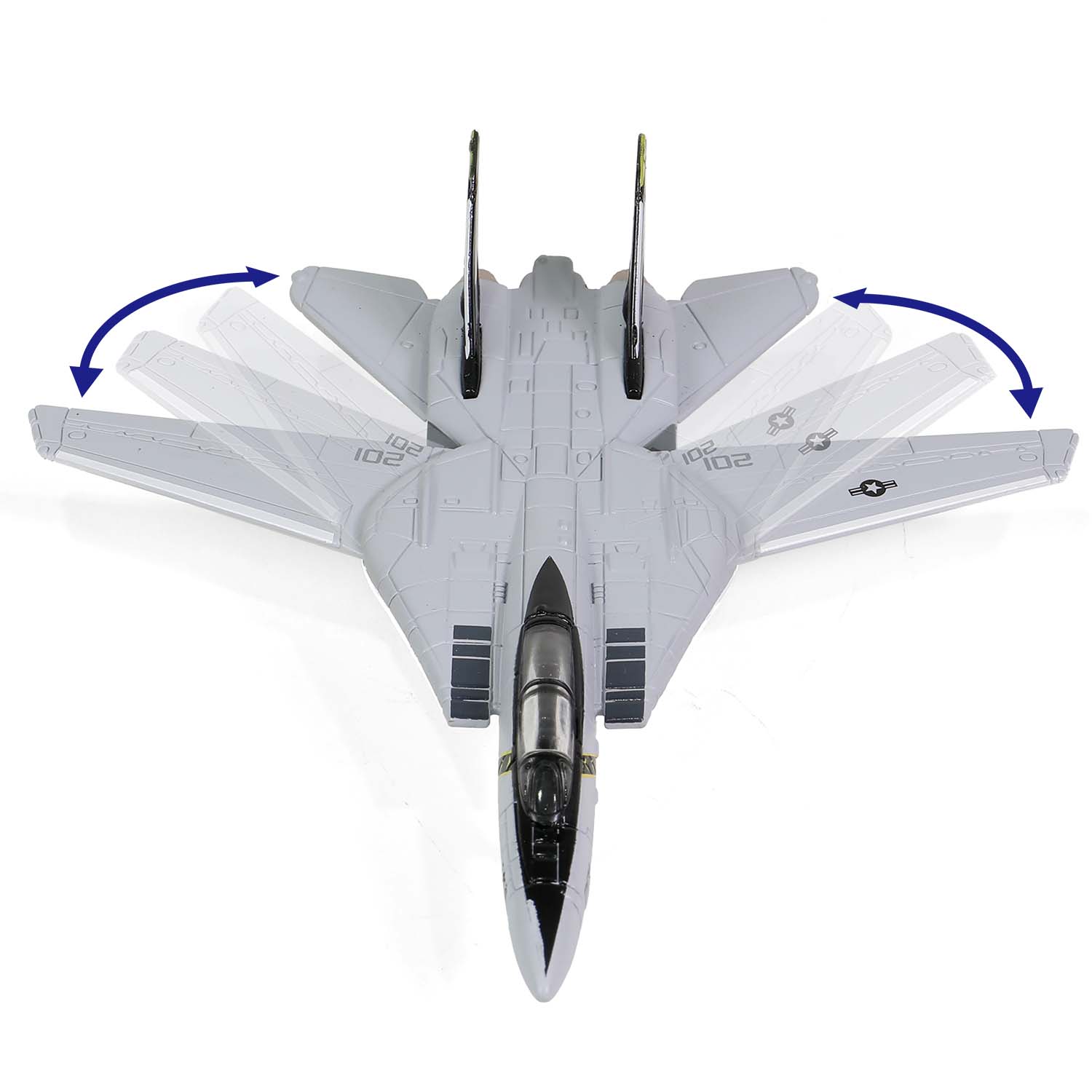 WJ-831109 美国海军企业号航母甲板 x 传奇 F-14 雄猫系列
