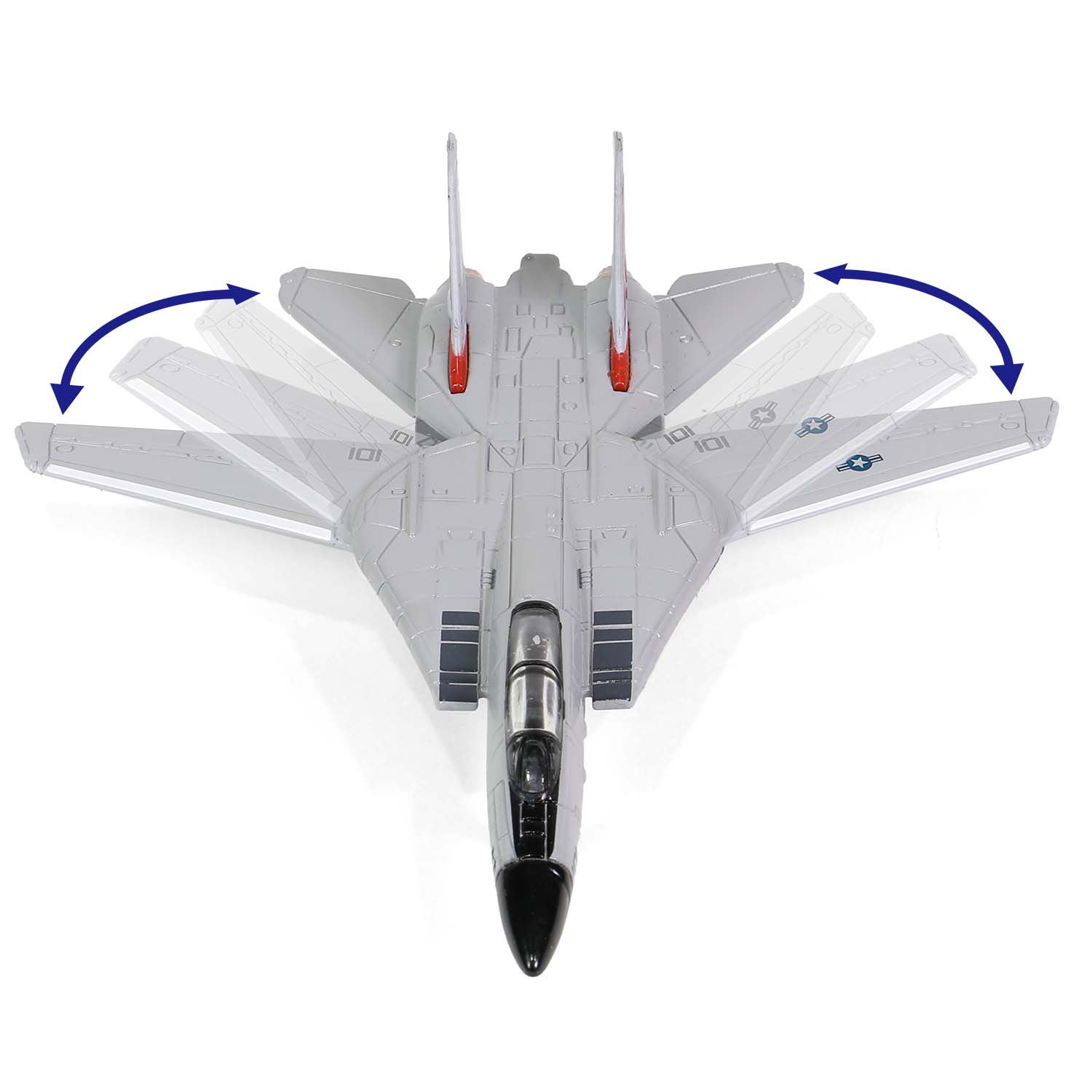 WJ-831112 美国海军企业号航母甲板 x 传奇 F-14 雄猫系列