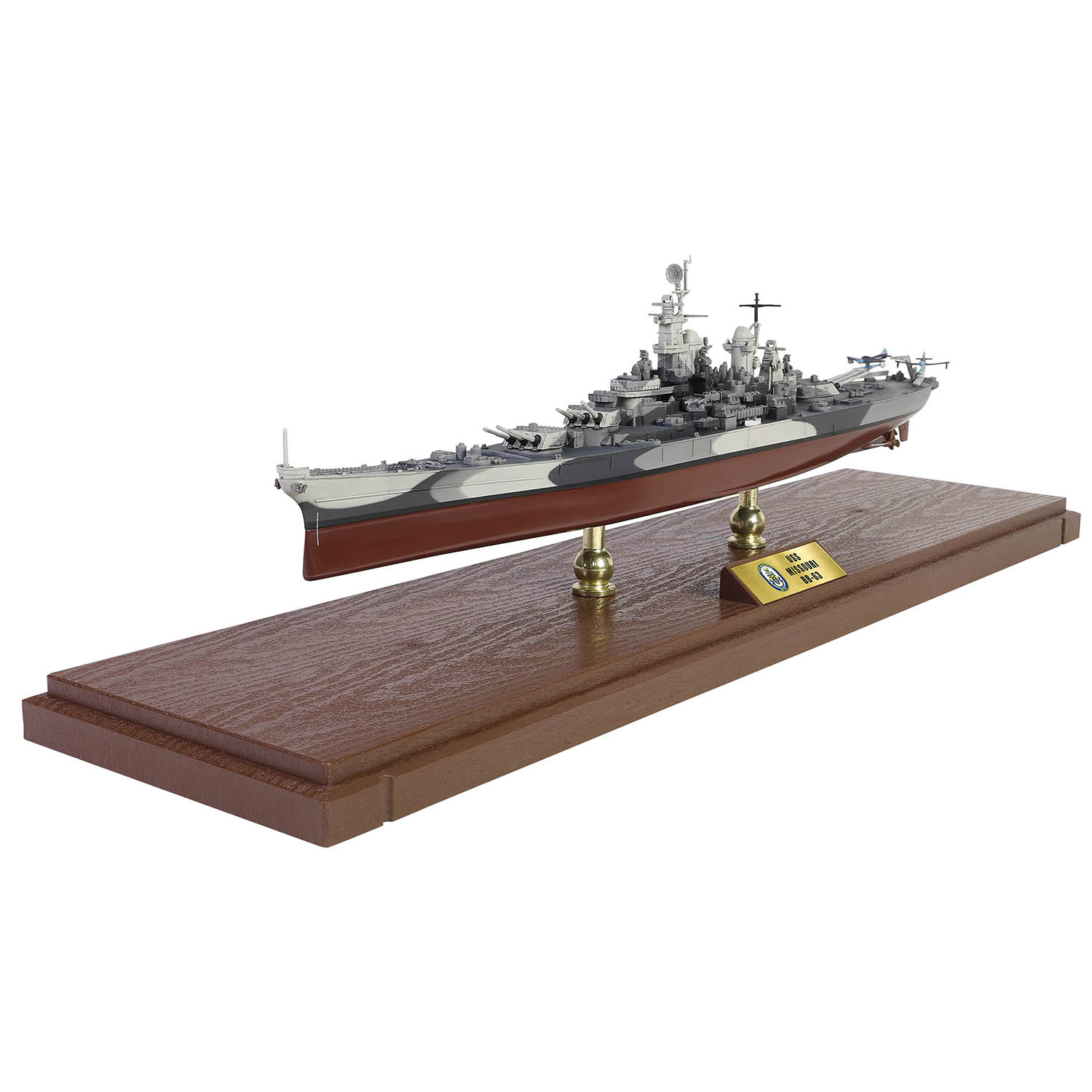1:700 衣阿华级战舰 - 密苏里号(BB-63), 船底版