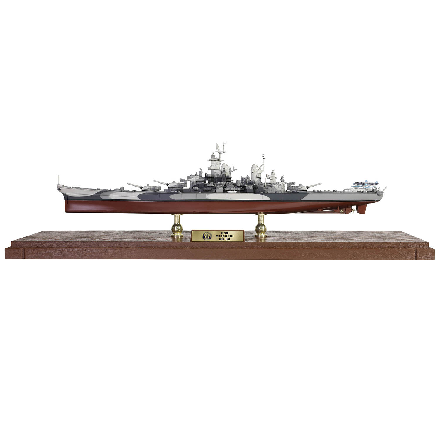 1:700 衣阿华级战舰 - 密苏里号(BB-63), 船底版