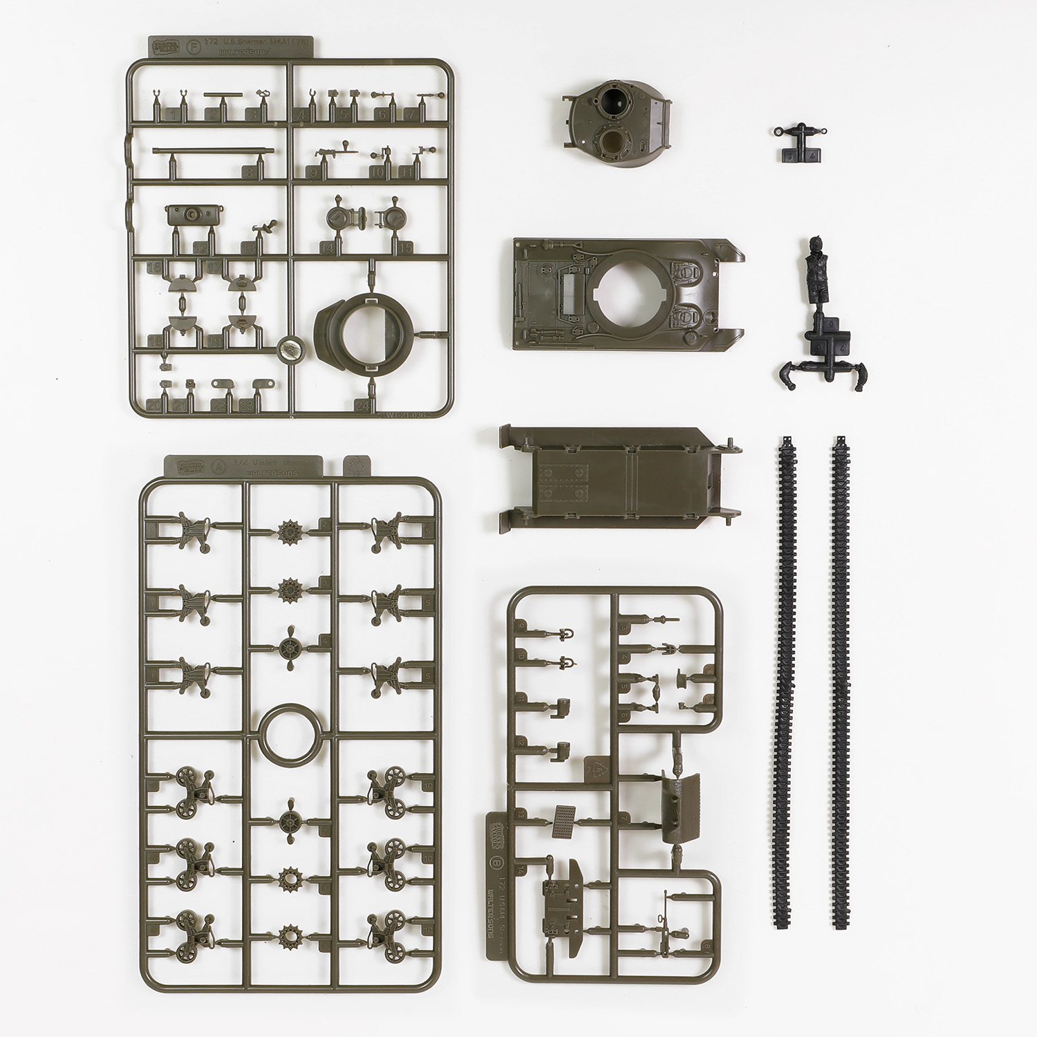 美国谢尔曼 M4A1 (76)  铸造车体 - FOV版