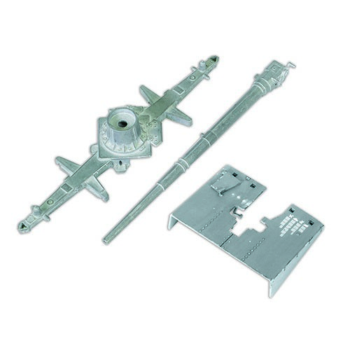 德军88毫米高射炮，Flak 36型基座配Flak 18型一体式炮管（包括七个沙漠服饰士兵公仔 & 隆美尔将军）