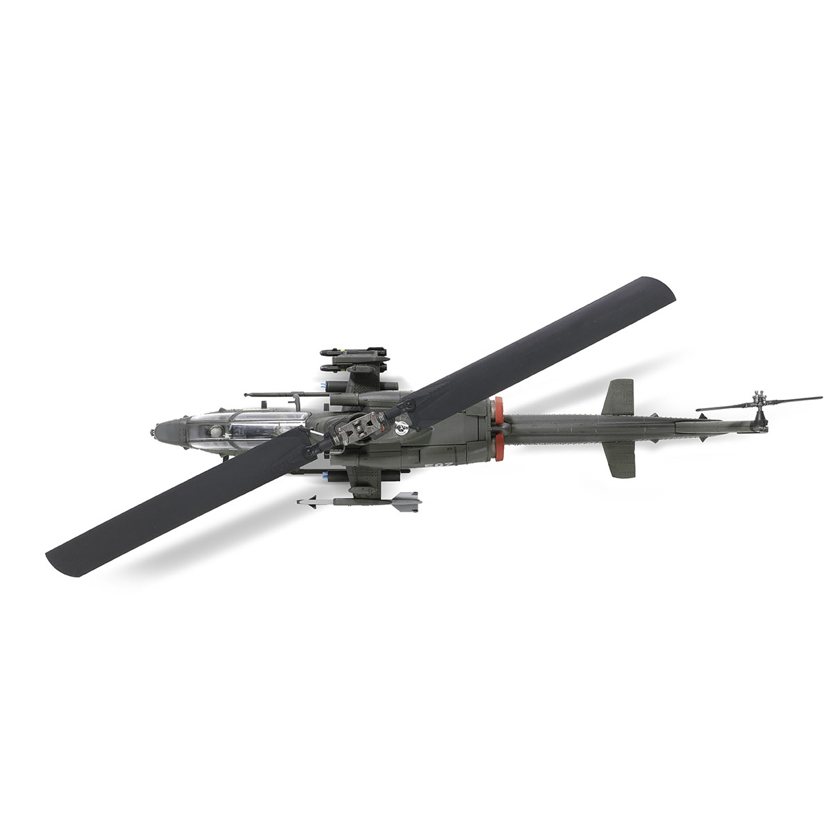 贝尔AH-1W “威士忌眼镜蛇” 直升机 (左: AIM-9 响尾蛇 + M260 7联装火箭 | 右: 地狱火导弹 + M260 7联装火箭 )