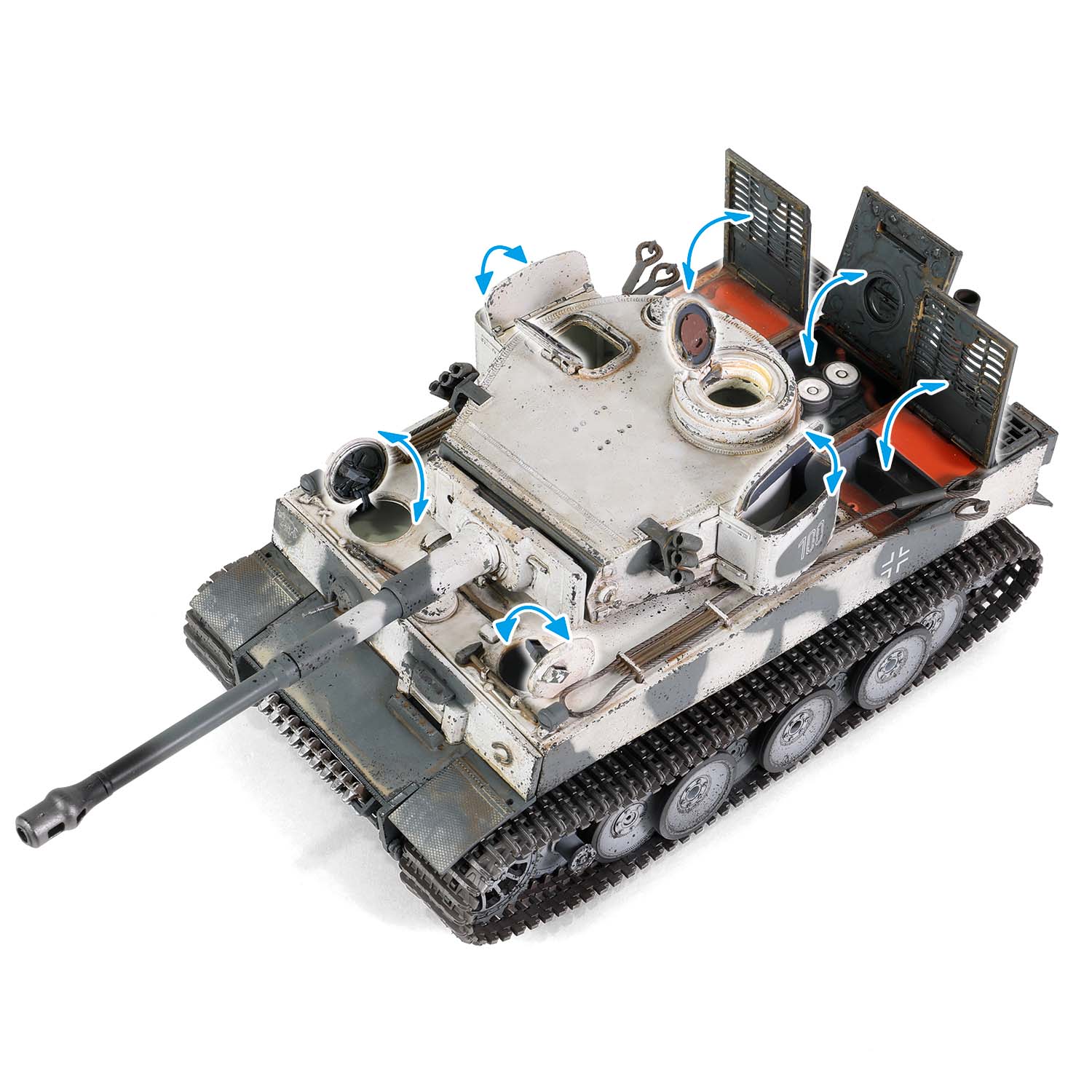 德军重型坦克, "虎式" - 極早期生产型