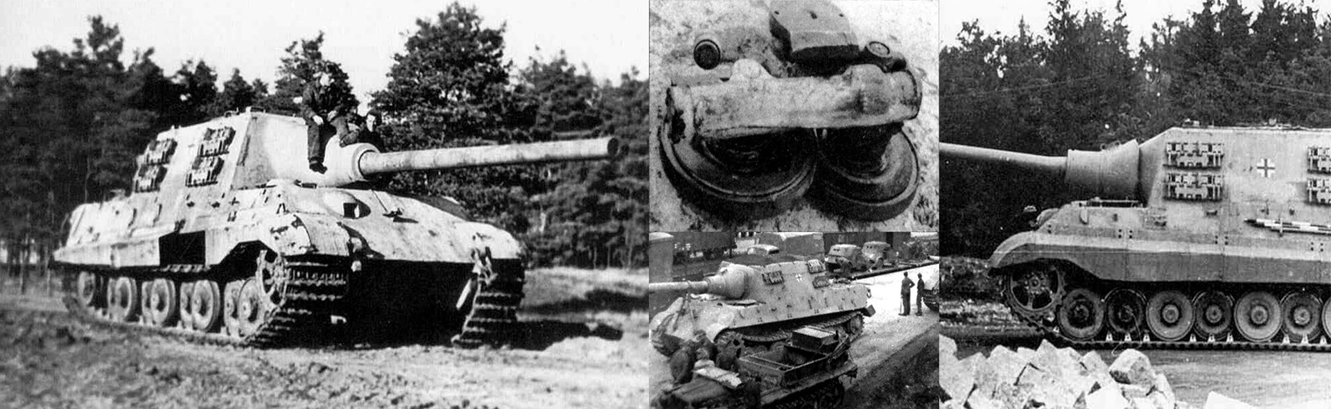 German Sd.Kfz.186 Panzerjager Tiger Ausf. B heavy tank "JagdTiger" (Porsche suspension)