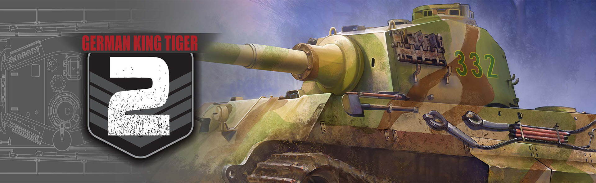 1/72 German King Tiger tank (Henschel turret)