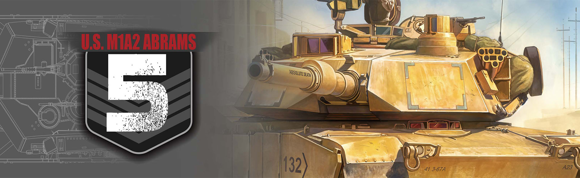 1/72 U.S. M1A2 Abrams tank