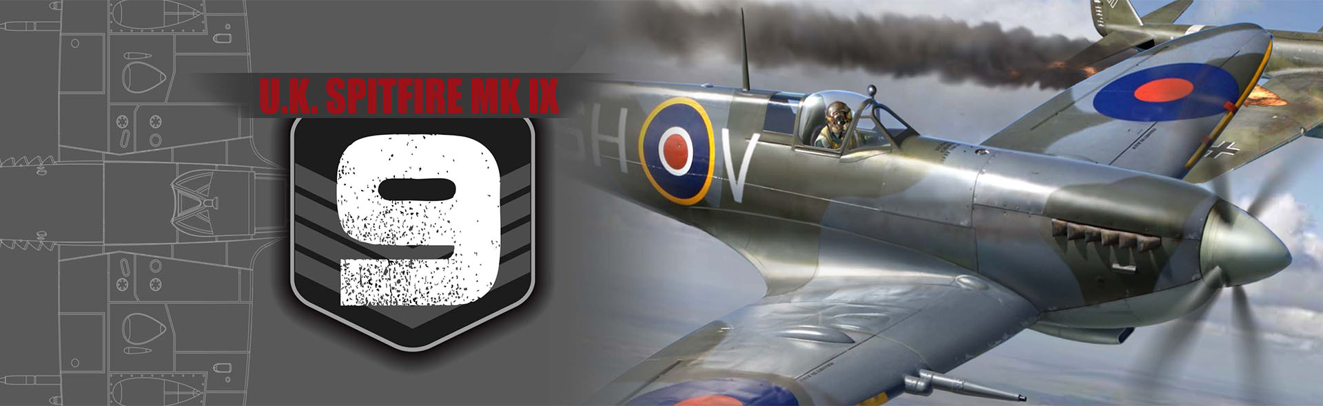 1/72 U.K Spitfire MK. IX aircraft