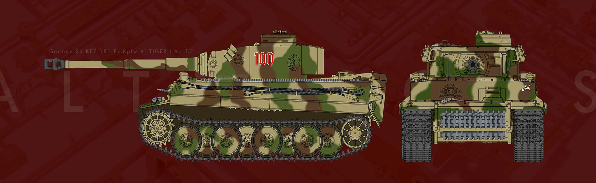 German Sd.Kfz.181 Tiger (Early production model) "Engine plus edition"