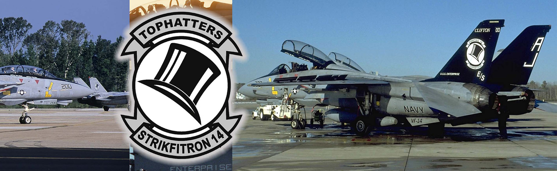 1/200 CVN-65 Enterprise deck + 4' Legendary F-14 Tomcat series