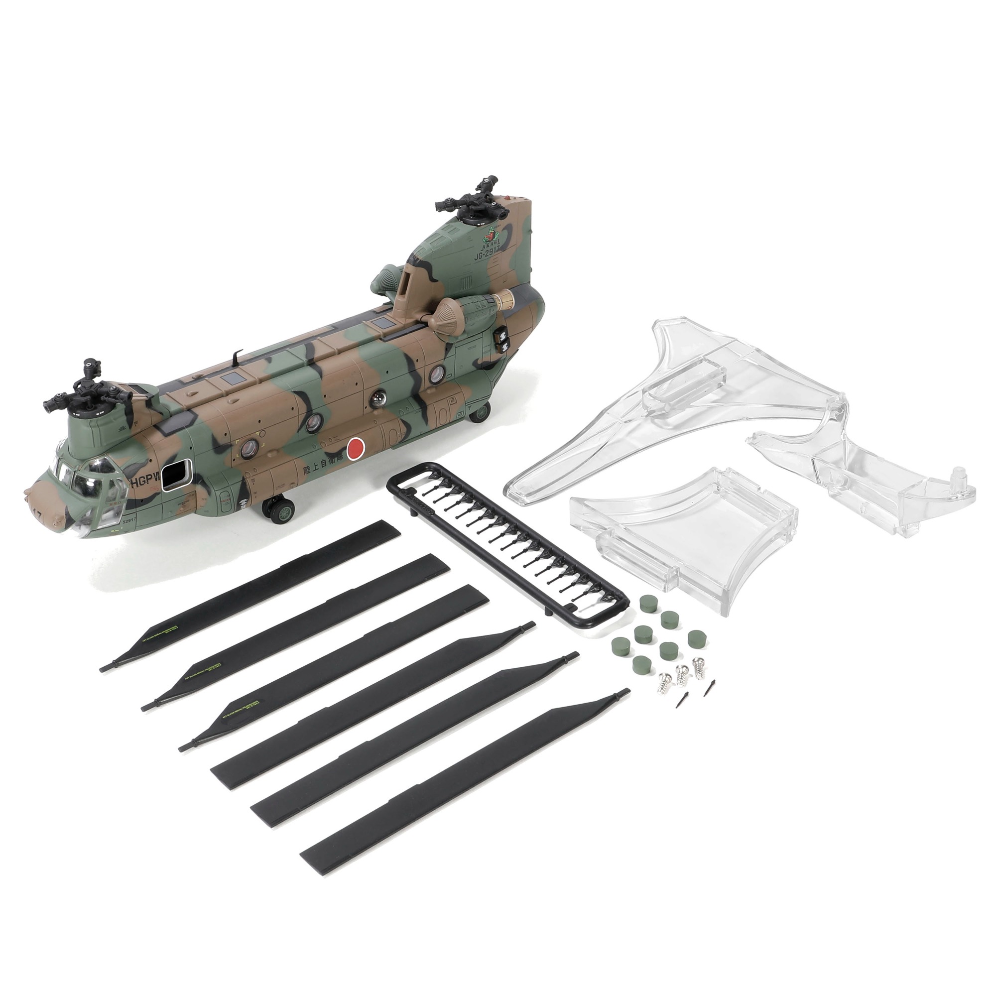 1:72 CH -47J 奇努克双旋翼重型直升机