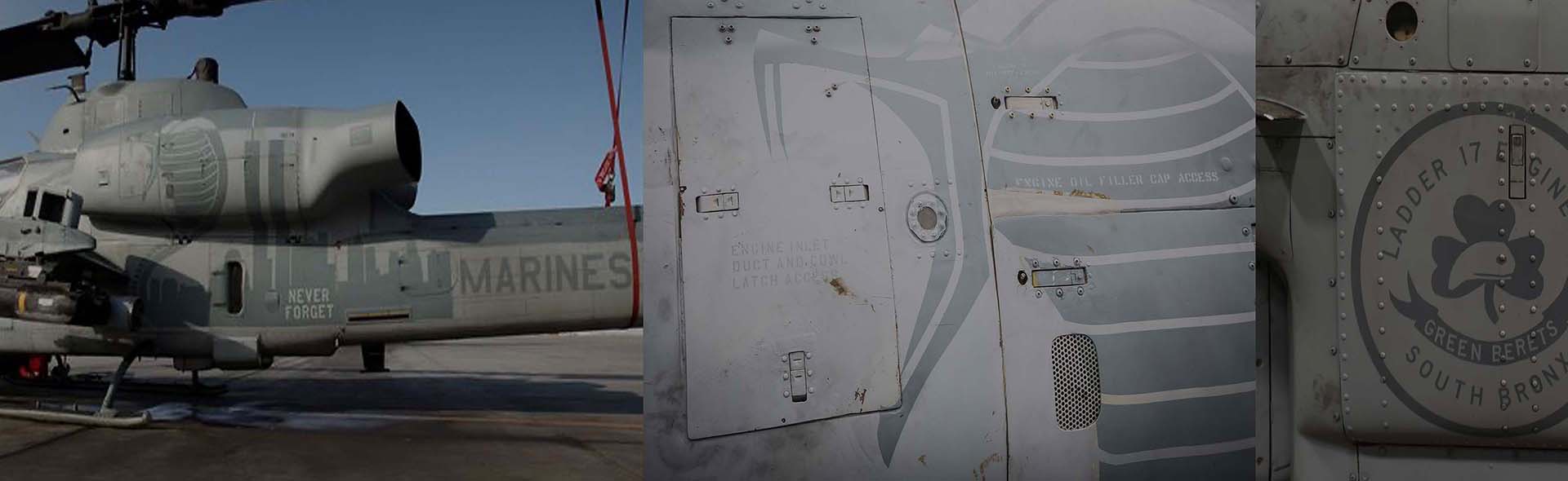 1/48 Bell AH-1W "Whiskey Cobra" U.S. Marine Corps Light attack helicopter (NTS exhaust nozzle)