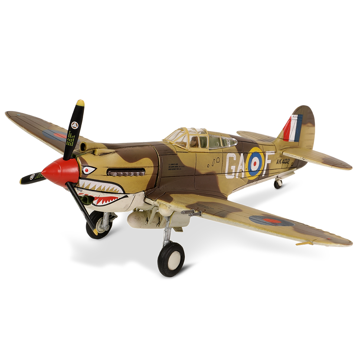 英国皇家空军寇帝斯 P-40B / 战斧Mk IIB
