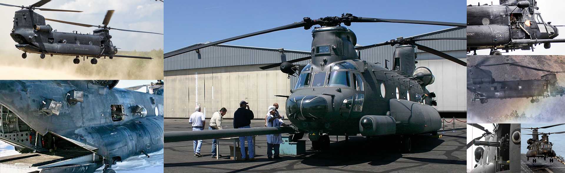 U.S. Boeing Chinook MH-47G helicopter