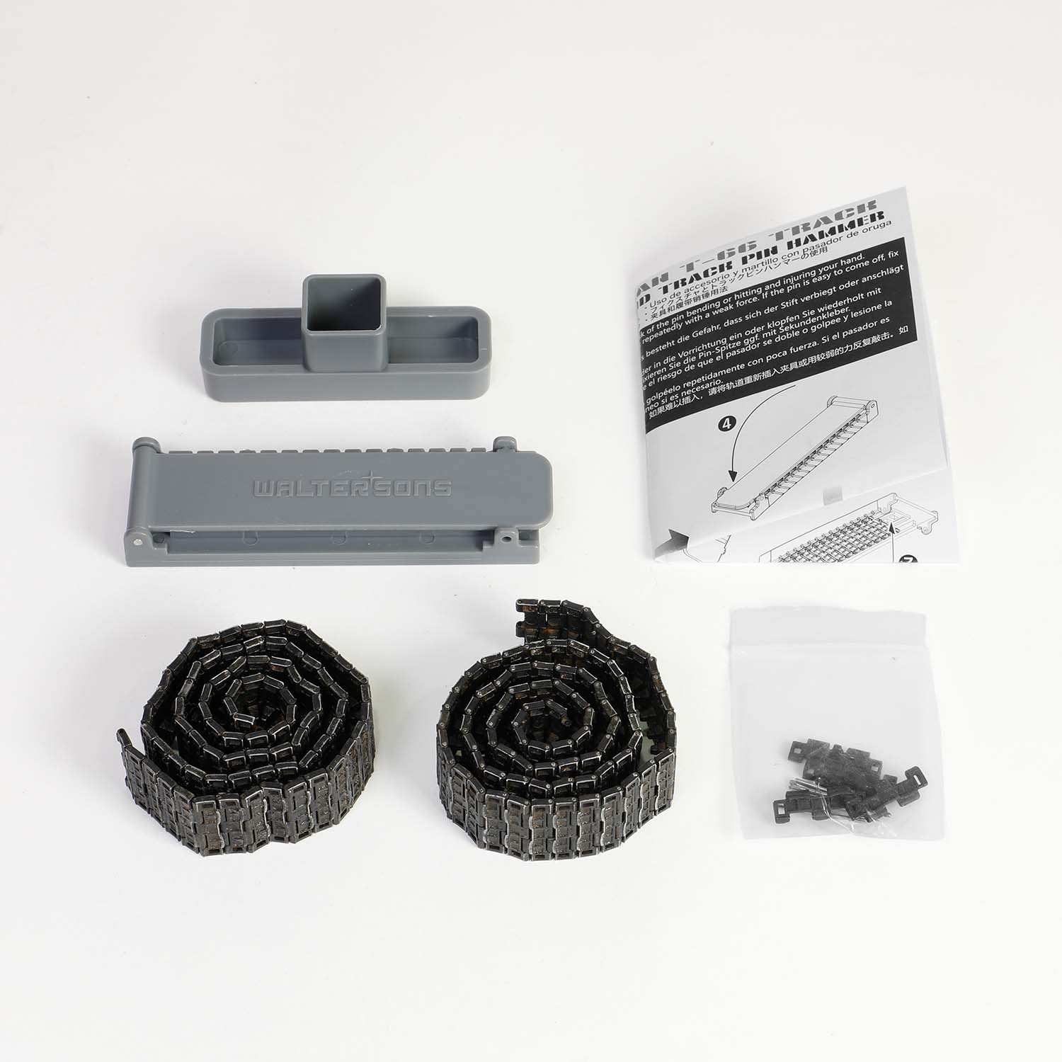 谢尔曼M4E8坦克  - T66型履带金属履带升级配件