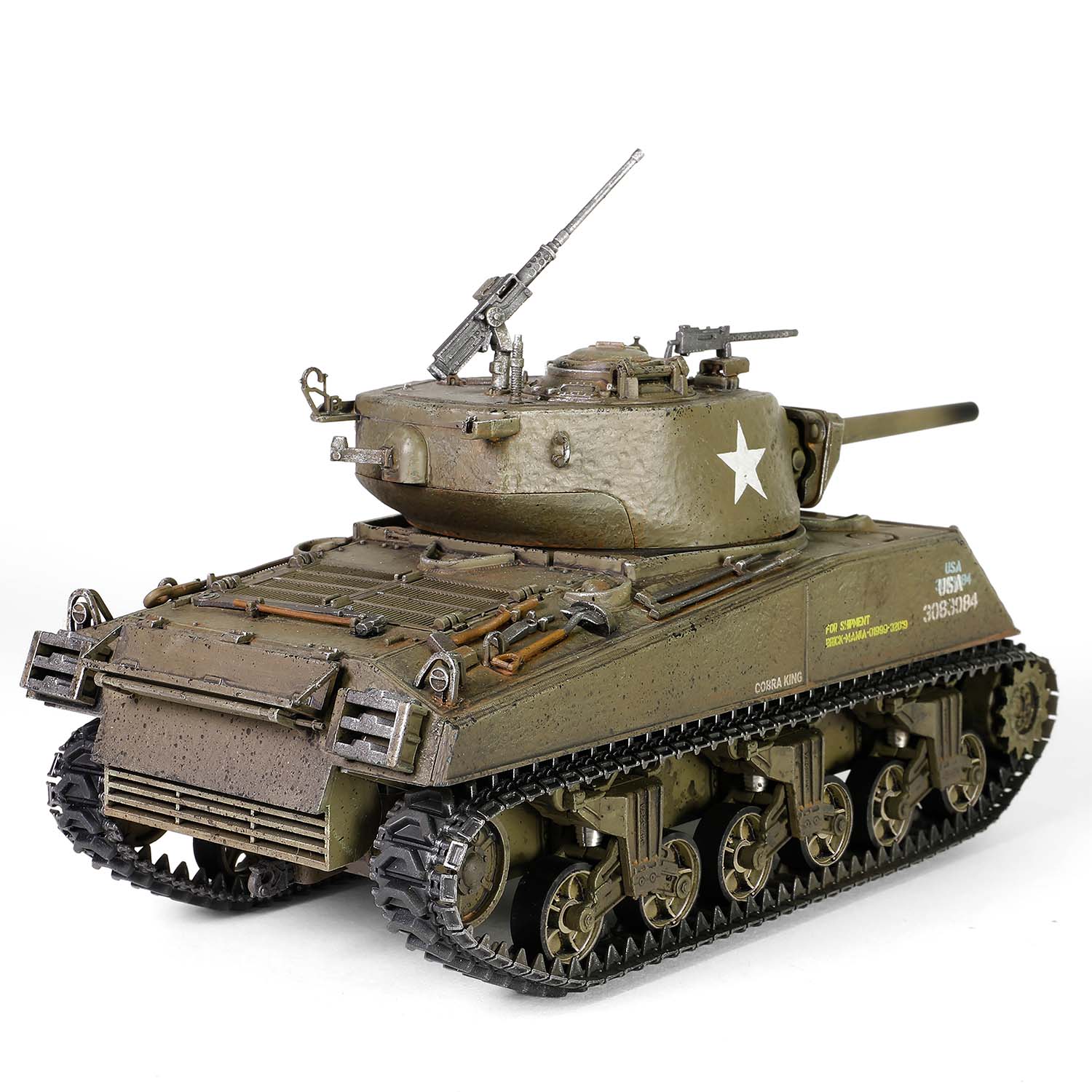 变速箱罩--美国中型坦克谢尔曼巨无霸M4A3E2 (75) “眼镜蛇王”-