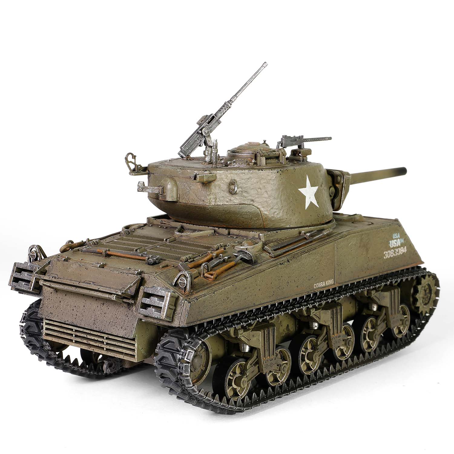 变速箱罩--美国中型坦克谢尔曼巨无霸M4A3E2 (75) “眼镜蛇王”-