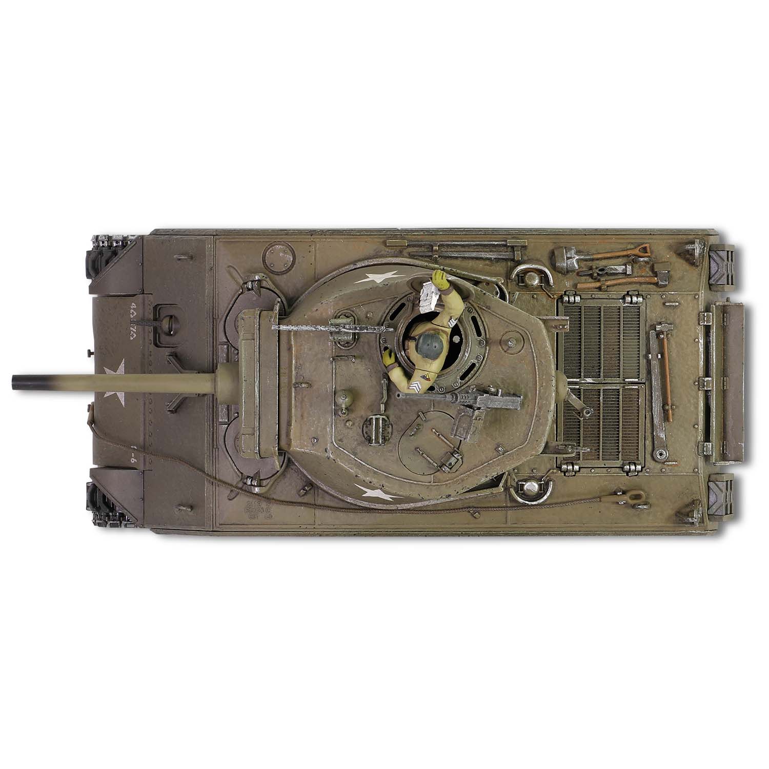 变速箱罩--美国中型坦克谢尔曼巨无霸M4A3E2 (75) “眼镜蛇王”-