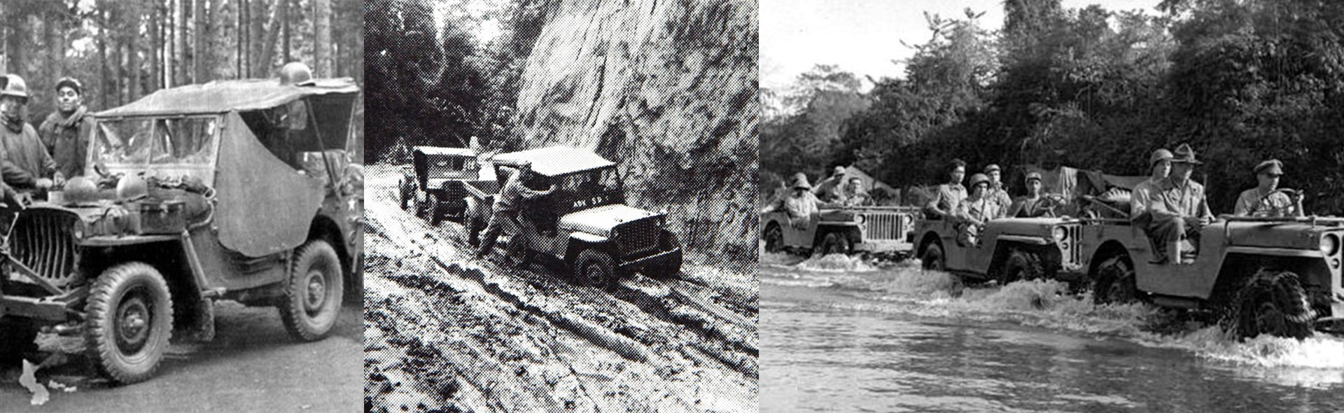 U.S. Willys MB Jeep with Cargo Trailer