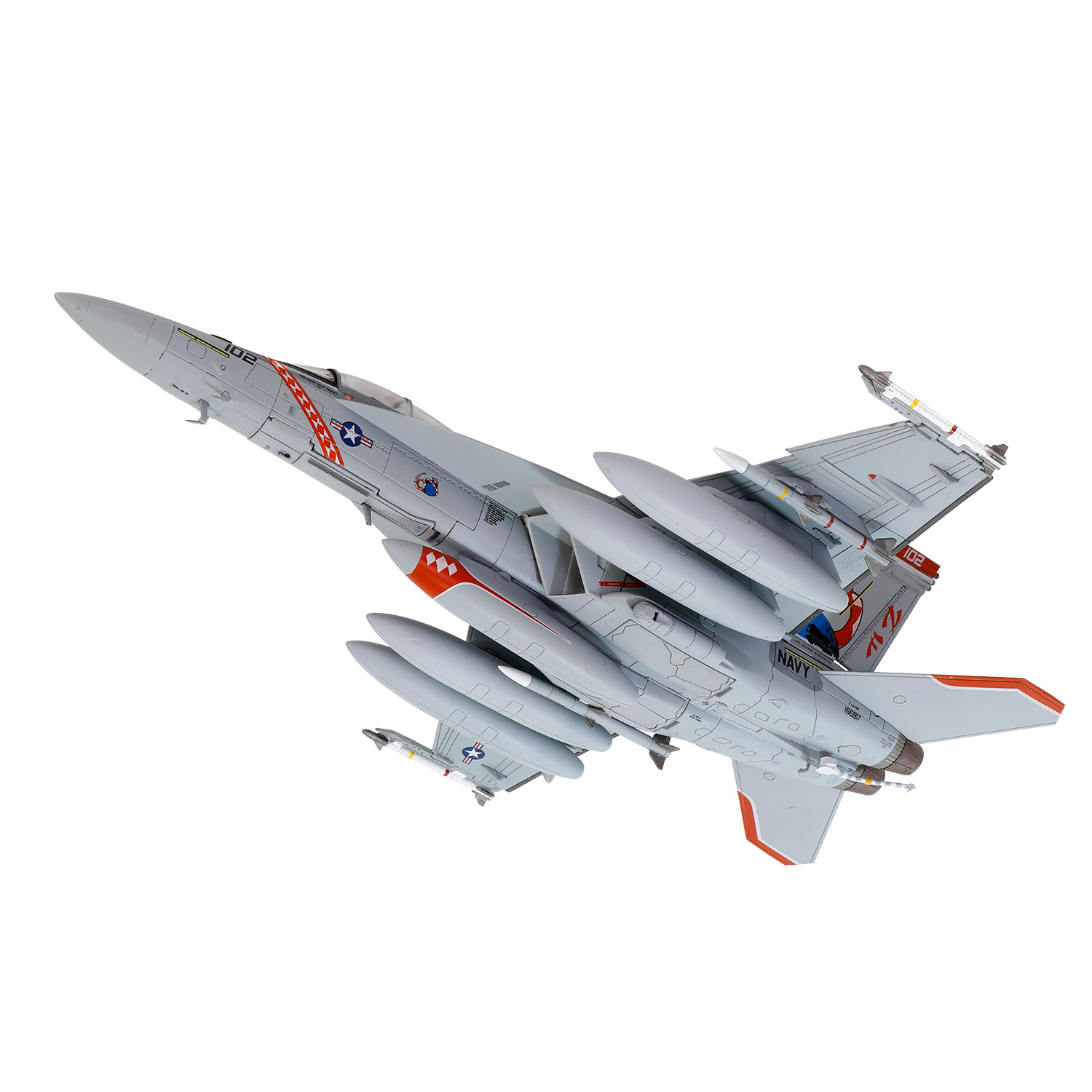 1:72 F/A-18F超級大黃蜂戰機 VFA-102 “響尾蛇”