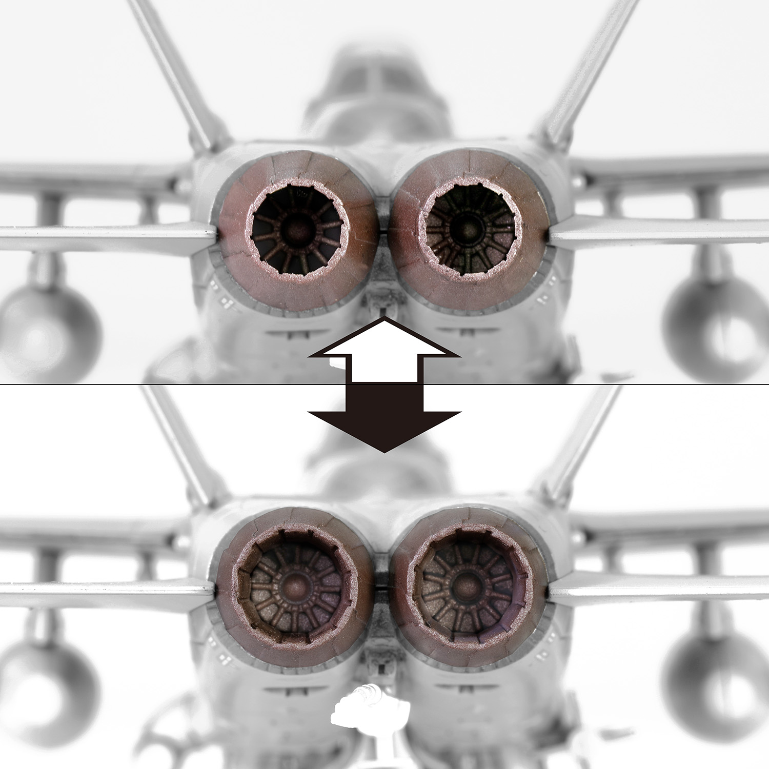 1:72 F/A-18F超級大黃蜂戰機 VFA-102 “響尾蛇”