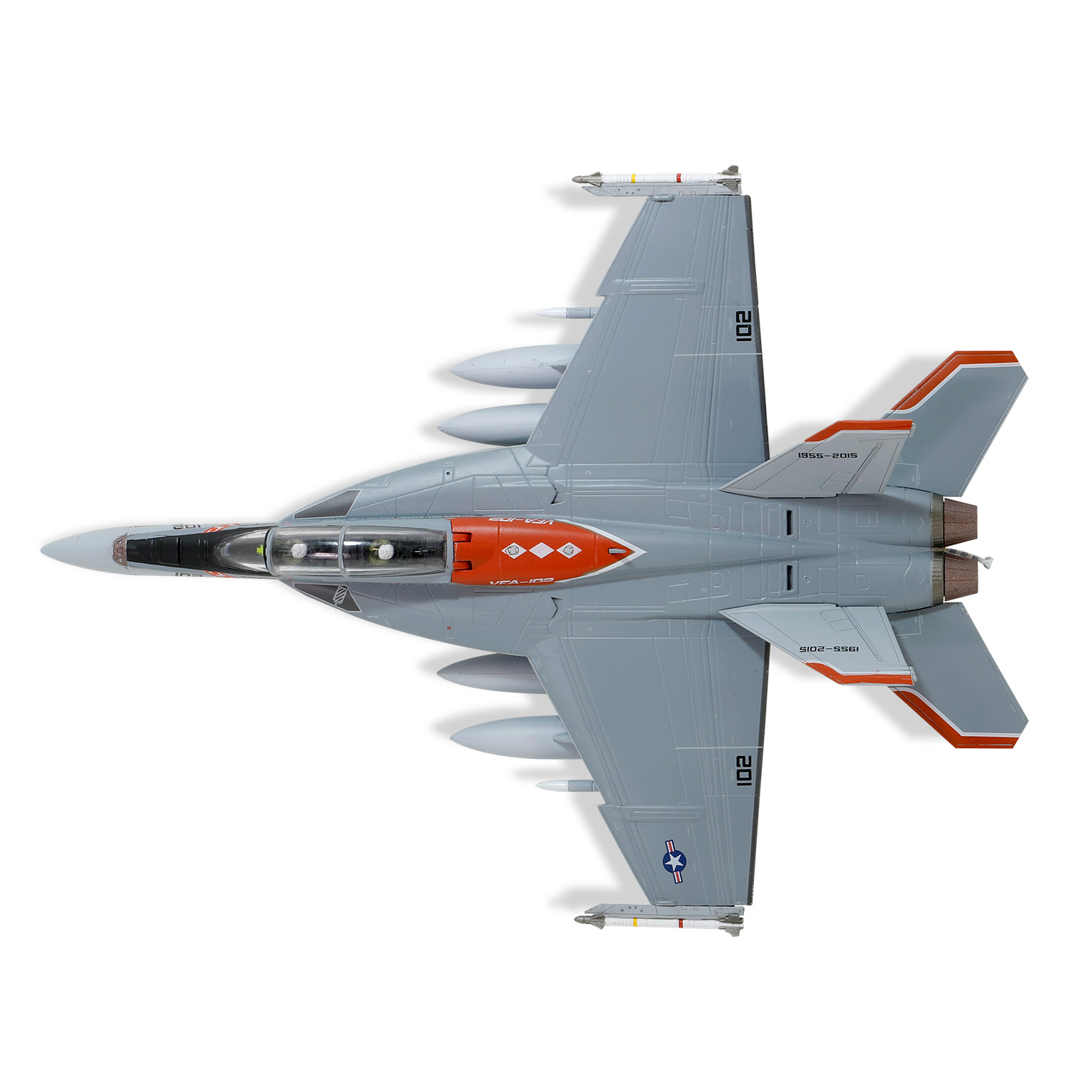 1:72 F/A-18F超級大黃蜂戰機 VFA-102 “響尾蛇”