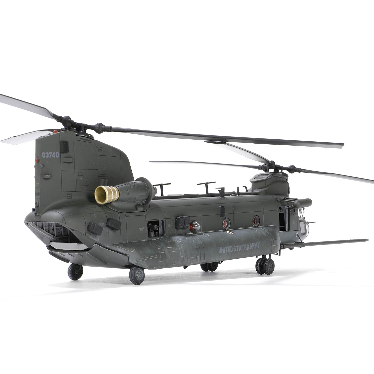 美國陸軍MH-47G 奇努克雙旋翼重型直升機