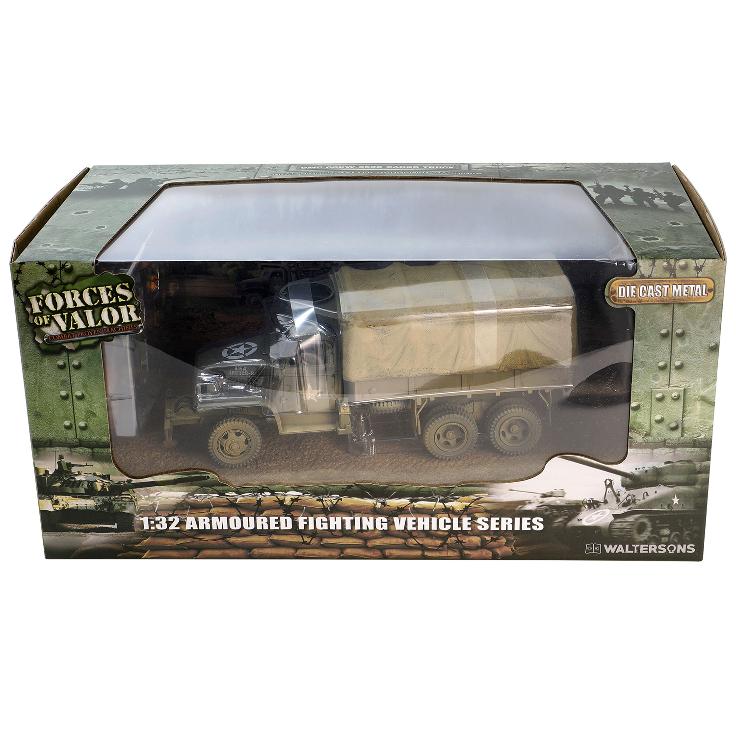 GMC CCKW 353B w/ 1609 Type cab, M37 ring, & sheet metal cab