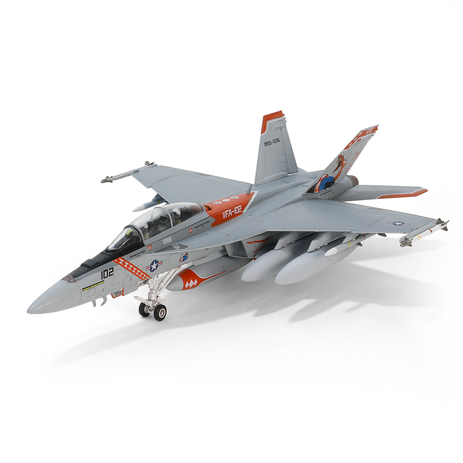 1:72 F/A-18F超級大黃蜂戰機 VFA-102 “響尾蛇”